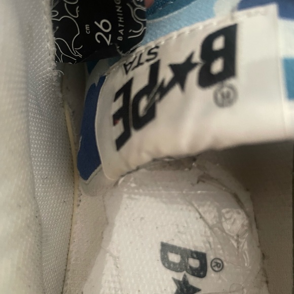 A Bathing Ape Bape Sta Low, ABC Camo 20th Anniversary Blue - Picture 5 of 8